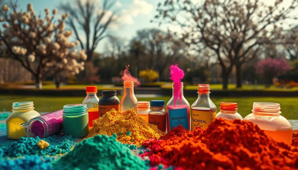 Bahan Berbahaya dalam Warna Holi