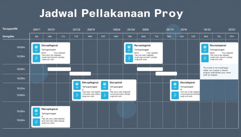 Jadwal Pelaksanaan Proyek