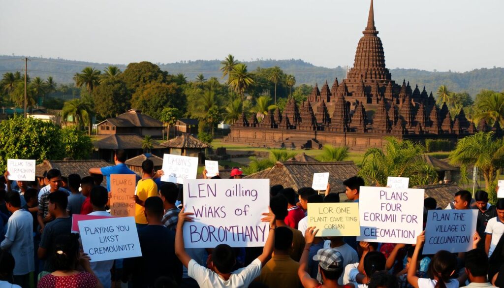 Kampanye Tolak Kremasi Desa Borobudur