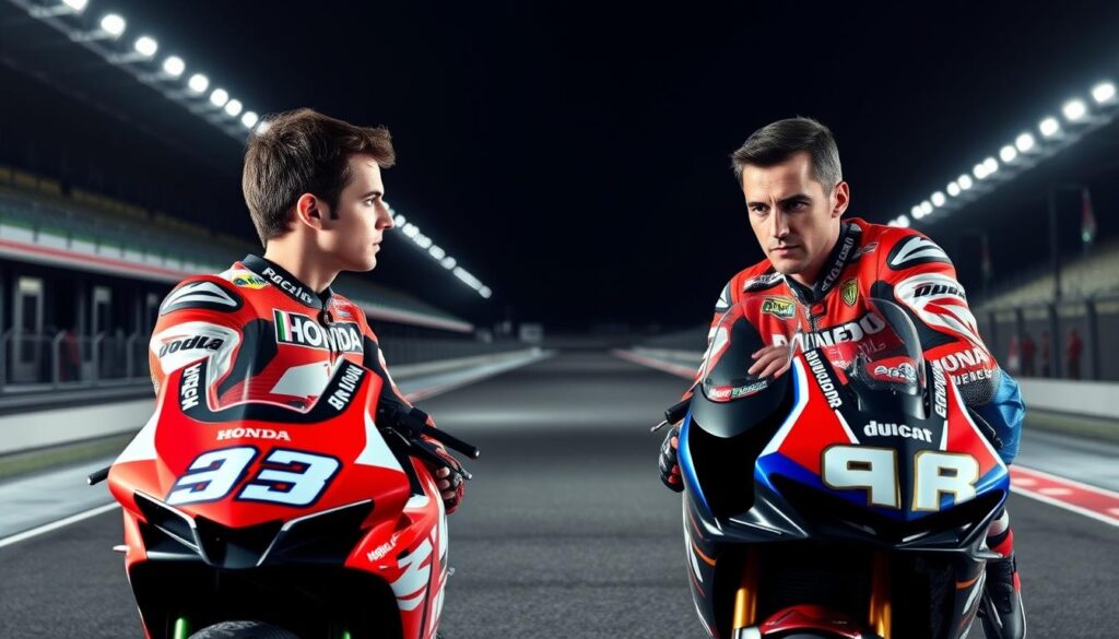 Marc Marquez dan Francesco Bagnaia