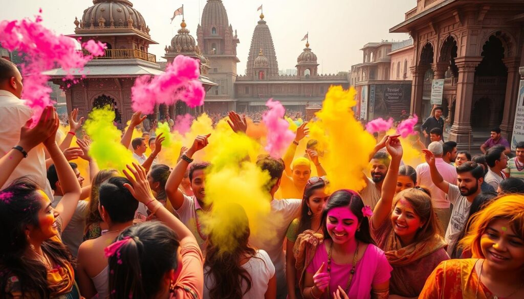 Perayaan Holi di Seluruh Dunia