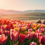 Pesona Sejuta Tulip Bermekaran di Inggris