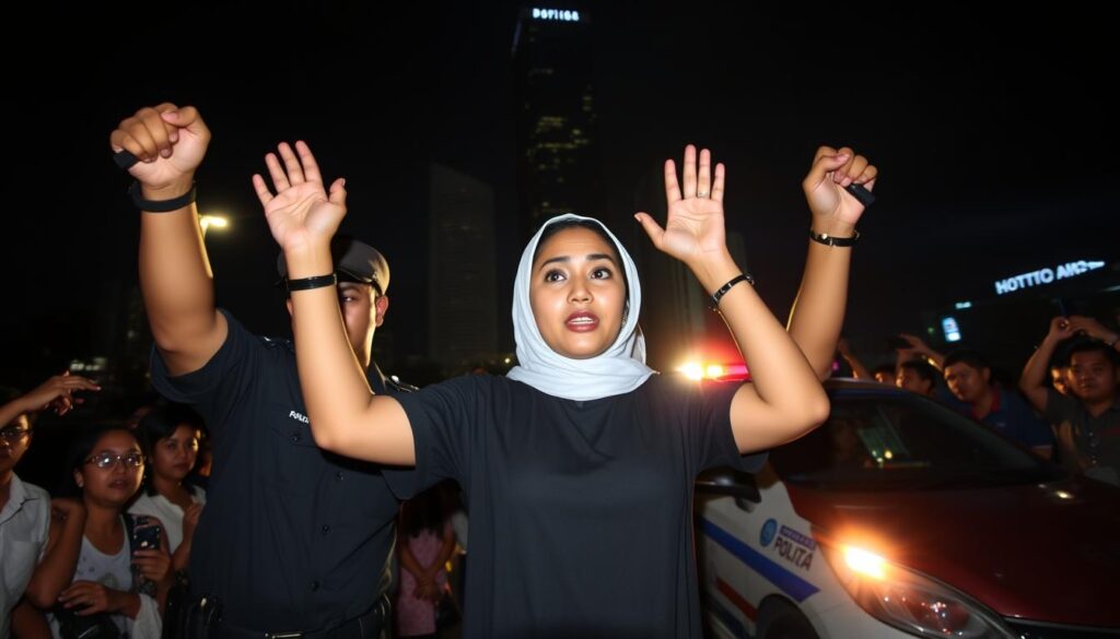 Ratu Entok ditangkap polisi