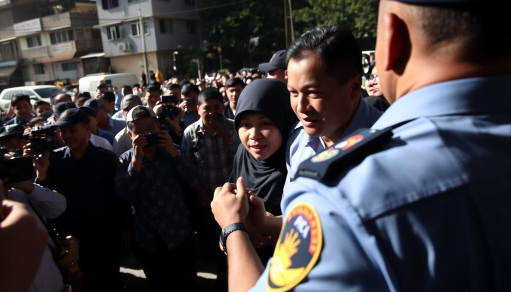 Ratu Entok ditangkap polisi