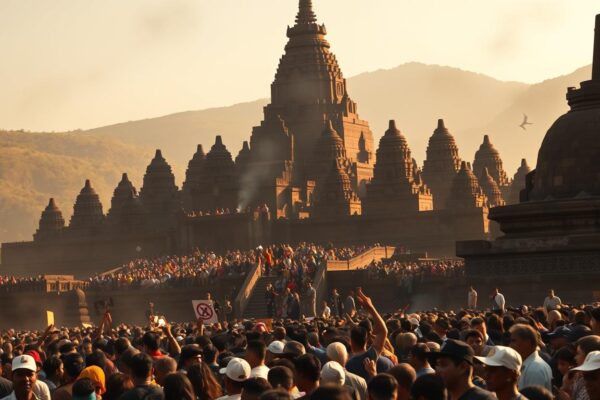 Warga Borobudur Menolak Rencana Kremasi Murdaya Warga Desa Borobudur Tolak Rencana Kremasi Murdaya Poo
